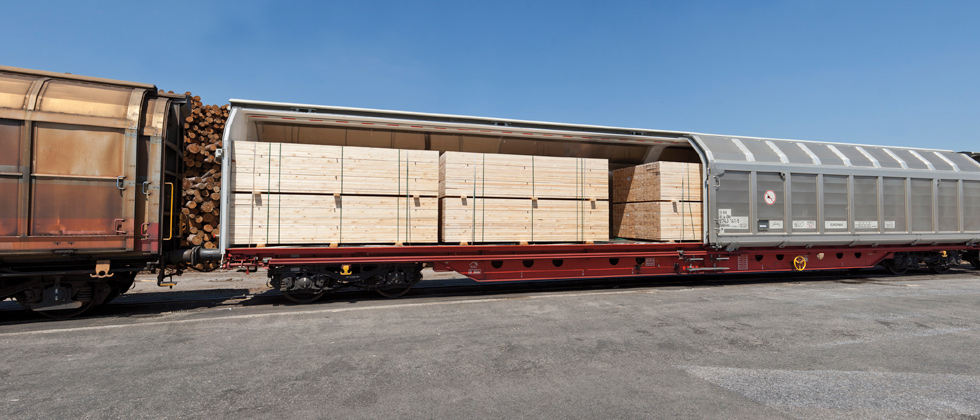 Transport du bois de sciage
