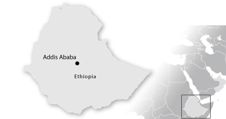 map aethiopien