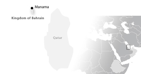 map bahrain
